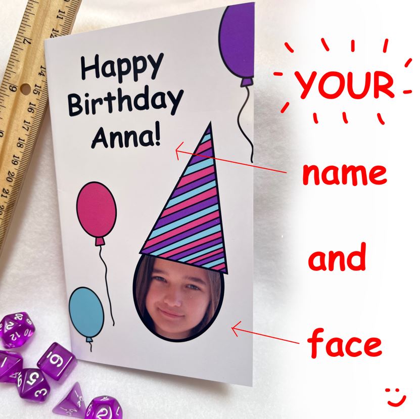 Birthday Notebook - Pink and Purple